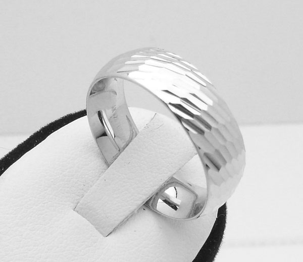 Details about Epiphany Platinum Clad Silver Wedding Band Ring QVC