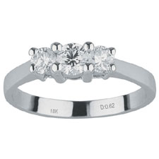 Diamond Three-Stone Setting