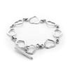 Tiffany Inspired Heart Link Bracelet