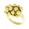 Polished Multiple Bead Cluster Ring, 14K Yellow Gold