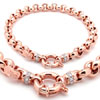 Diamond Accent Rolo Link Bracelet
