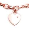 Tiffany Style Heart Tag Necklace