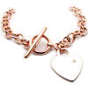 Tiffany Style Heart Tag Necklace