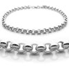 Rolo Link Anklet 14K White Gold SHIPS THE SAME DAY!