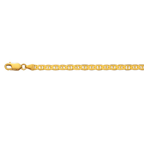Mariner Anchor Link Chain Anklet Ankle Bracelet REAL 10K Yellow Gold 3 