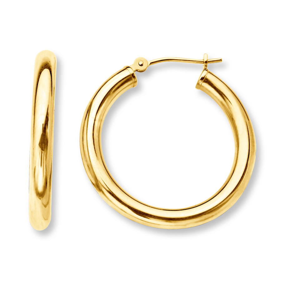 nice gold hoop earrings