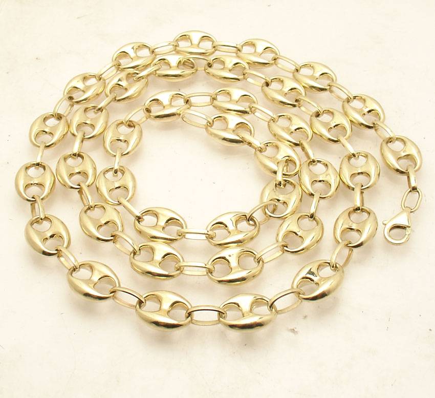 10k gold gucci link chain