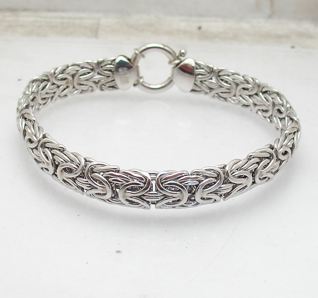 ★SENTIMENTS★ NO.401 [SILVER] BRACELET 999 Sterling Silver Bangle Bracelet for Women Men,Elegant