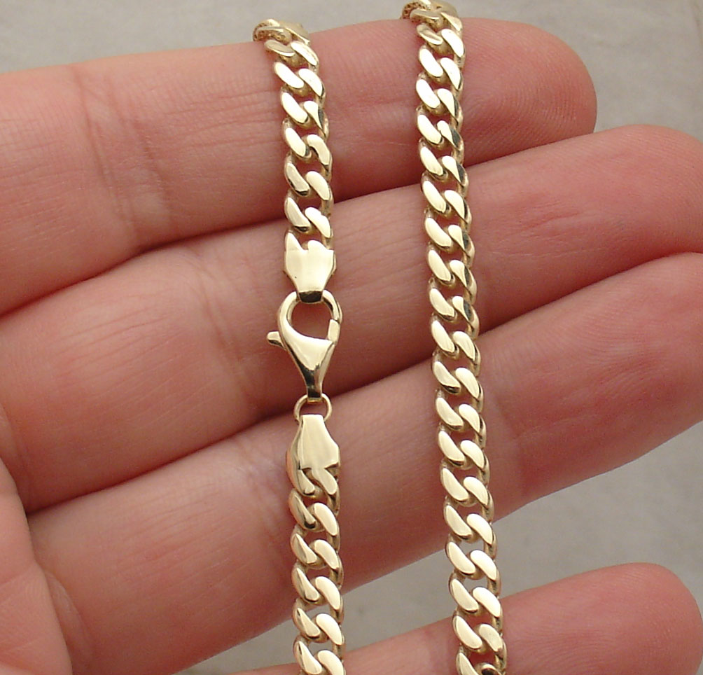 【Miami Cuban Curb Link】【18K刻印あり】【喜平】匿名配送 18